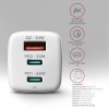 AXAGON ACU-DPQ65W Ładowarka sieciowa GaN 65W, 3x port (USB-A + dual USB-C) PD3.0^QC4+^PPS^Apple, biała